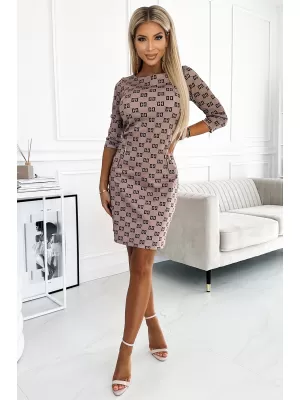 Rochie NUMOCO MARY 420-3 BEJ