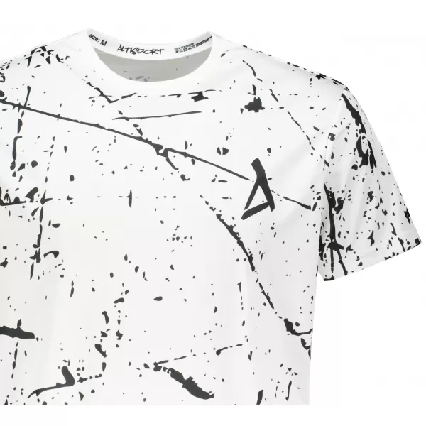  Tricou funcțional premium pentru bărbați ALTISPORT VOJ/ALM034TR01 ALB 