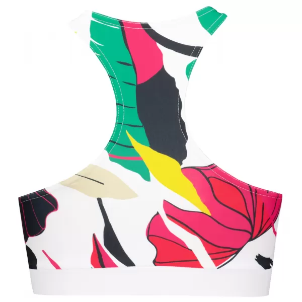 Sutien sport premium pentru femei ALTISPORT VOJ/ALW042POD01 ALB 