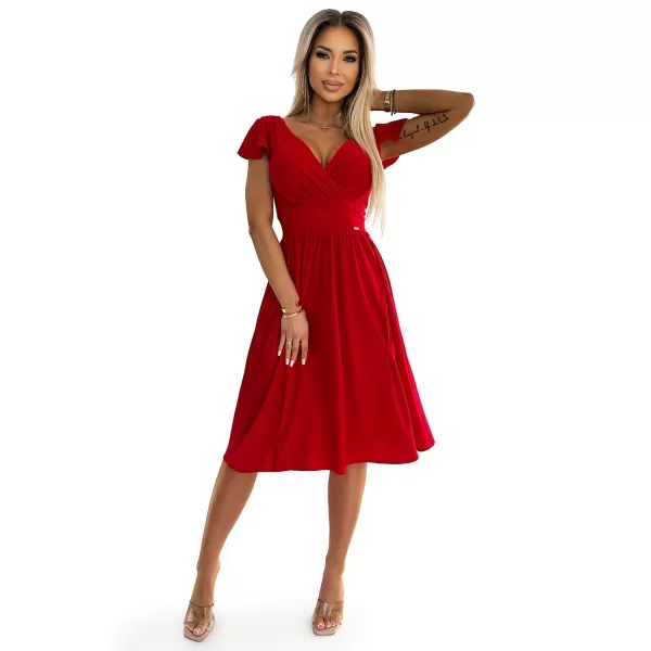  Rochie NUMOCO MATILDE 425-9 ROŞU 