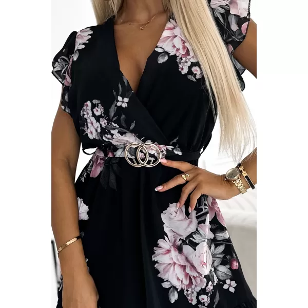  Rochie NUMOCO PATRIZIA 468-2 NEGRU 