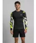 Pánské funkční kompresní tričko premium ALTISPORT VOJ/ALM039TR03 ČERNOŽLUTÁ