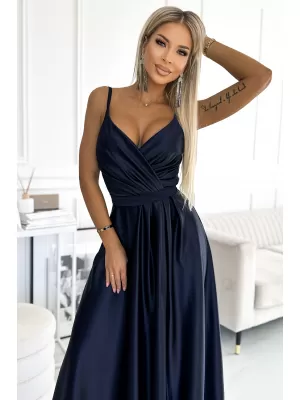Rochie NUMOCO JULIET 512-2 ALBASTRU
