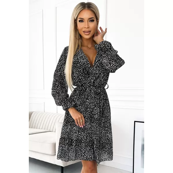 Rochie NUMOCO 506-1 NEGRU 