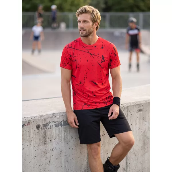  Tricou funcțional premium pentru bărbați ALTISPORT VOJ/ALM034TR01 ROȘU 