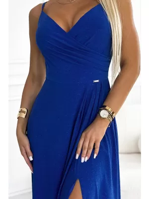 Rochie NUMOCO CHIARA 299-17 ALBASTRU