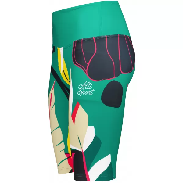  Jambiere funcționale premium pentru femei deasupra genunchiului ALTISPORT VOJ/ALW042LEG02 VERDE 
