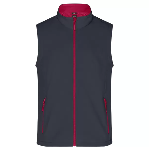  Vestă softshell pentru bărbați ALTISPORT NoPrint NP/ALM8211NJ FIER GRI/ROSU 