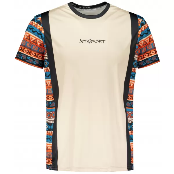  Tricou funcțional premium pentru bărbați ALTISPORT VOJ/ALM043TR01 BEJ 