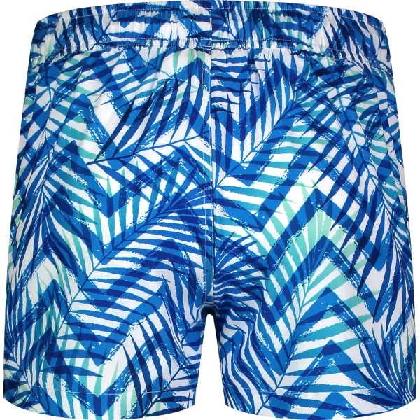  Pantaloni scurți de înot pentru bărbați NORDBLANC RAINFOREST NBSPM8019 ALB ALBASTRU 