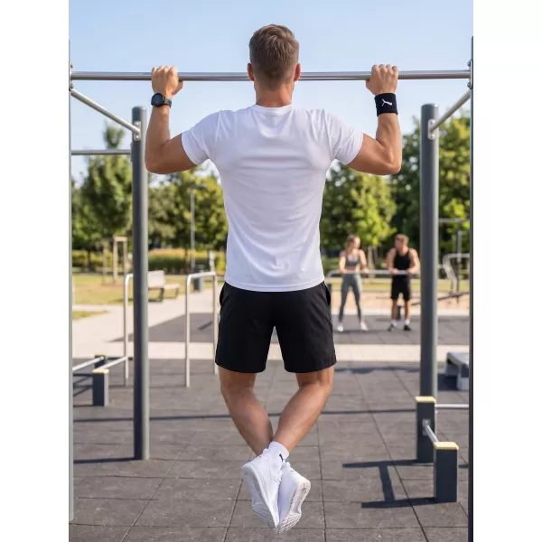  Tricou funcțional pentru bărbați ALTISPORT NoPrint NP/ALM421 ALB 