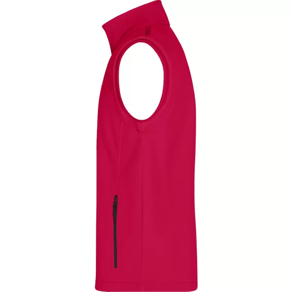  Vestă softshell pentru bărbați ALTISPORT NoPrint NP/ALM8211NJ ROȘU/NEGRU 