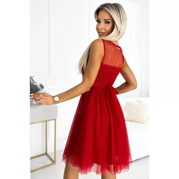  Rochie NUMOCO CATERINA 522-3 ROŞU 