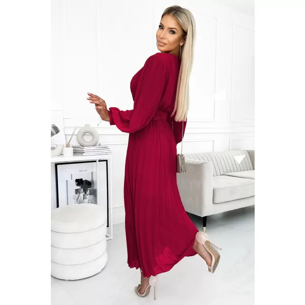  Rochie NUMOCO KLARA 414-9 ROŞU 