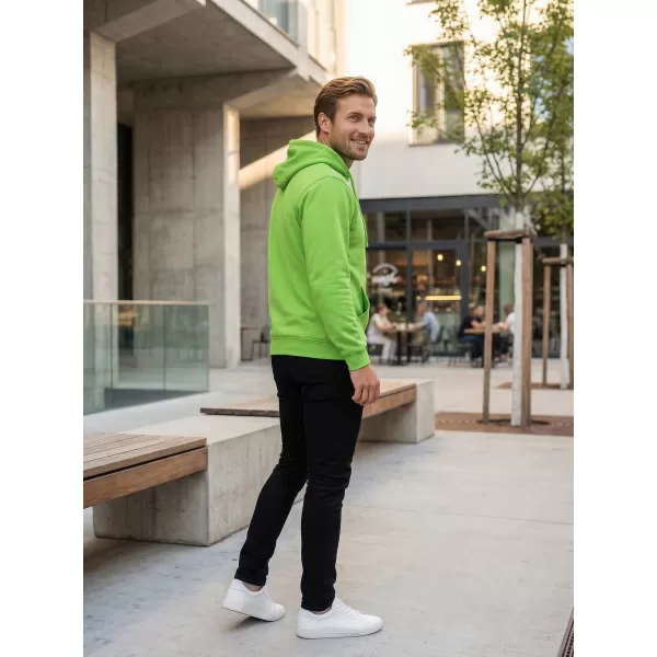  Hanorac pentru bărbați ALTISPORT NoPrint NP/ALM679NJ VERDE LIME 