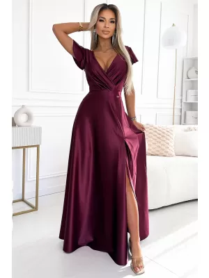 Rochie NUMOCO CRYSTAL 411-10 ROŞU