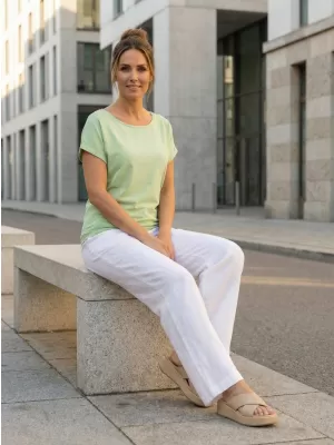 Tricou pentru femei ALTISPORT NoPrint NP/ALW5008 VERDE MOALE