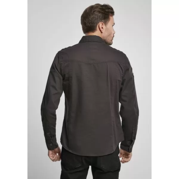  Cămaşă BRANDIT LUIS VINTAGE BD4023 NEGRU 