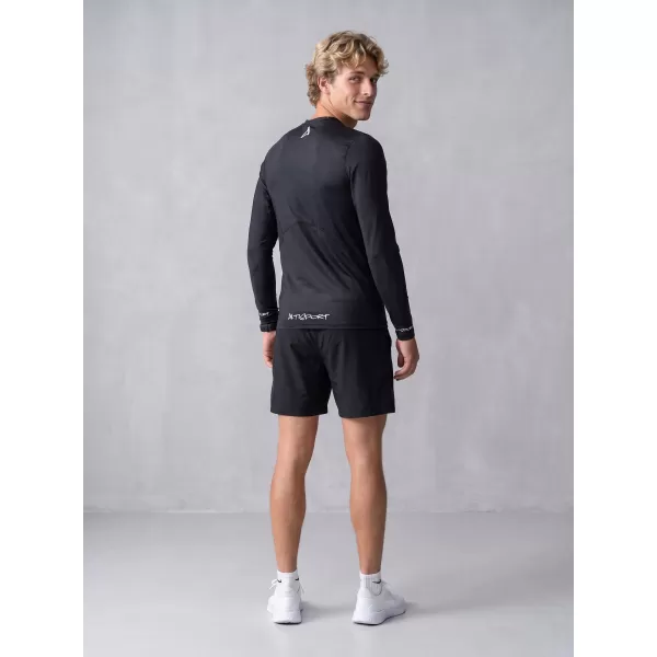  Tricou de compresie funcțional premium pentru bărbați ALTISPORT VOJ/ALM000TR03 NEGRU 