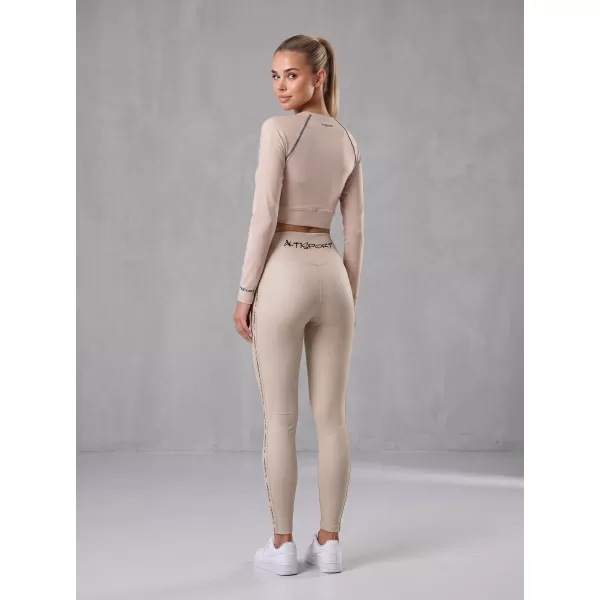  Crop top funcțional premium pentru femei, cu mâneci lungi ALTISPORT VOJ/ALW000TR04 MARO 