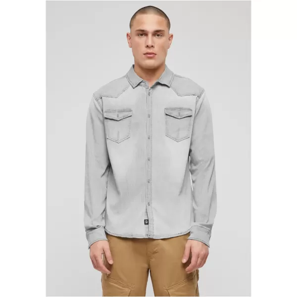  Cămaşă BRANDIT RILEY DENIM BD4020 GRI 