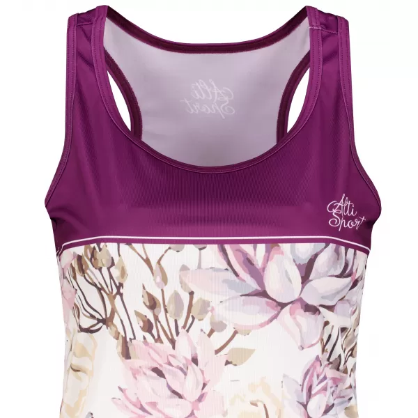  Rochie funcțională vestă de damă ALTISPORT VOJ/ALW008SAT01 BURGUNDIA 