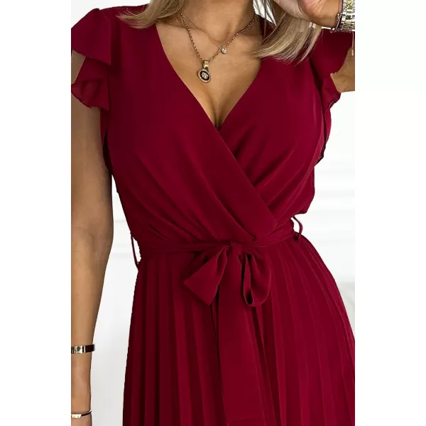  Rochie NUMOCO POLINA 374-2 ROŞU 