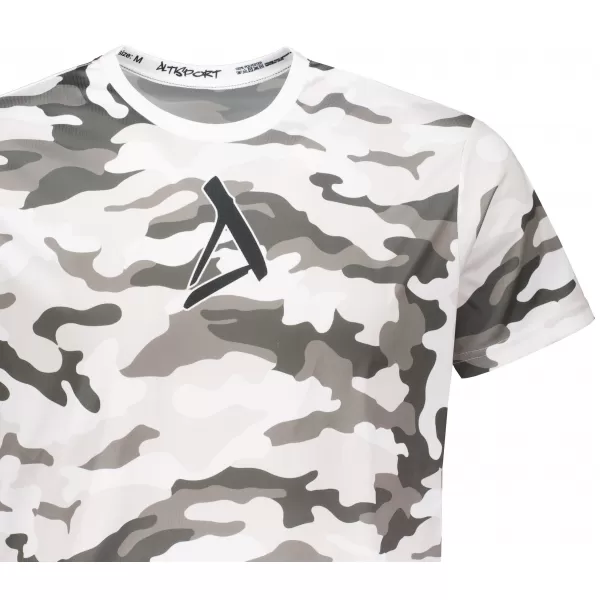  Tricou funcțional premium pentru bărbați ALTISPORT VOJ/ALM038TR01 ALB 