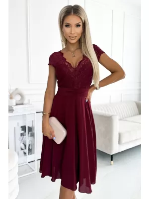 Rochie NUMOCO LINDA 381-5 ROŞU