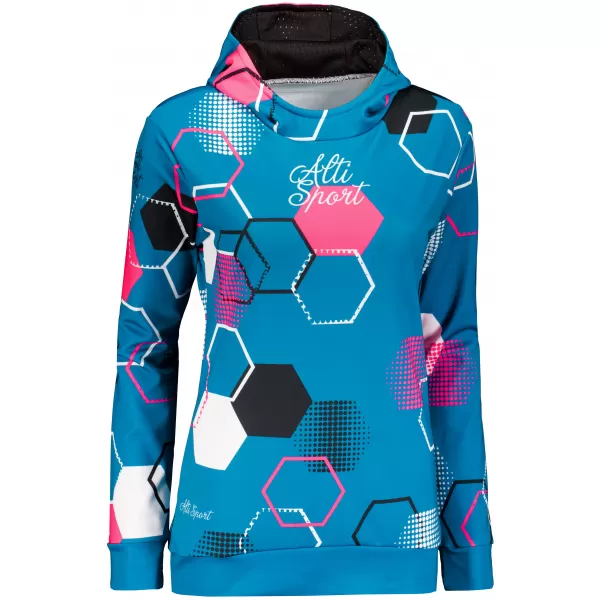  Hanorac funcțional premium pentru femei ALTISPORT VOJ/ALW037MI01 KEROSEN/ROZ 