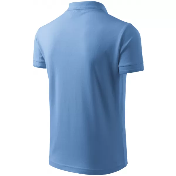  Tricou pentru bărbați cu guler ALTISPORT NoPrint NP/ALM302 CER ALBASTRU 