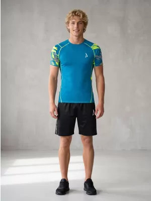 Tricou de compresie funcțional premium cu mâneci scurte pentru bărbați ALTISPORT VOJ/ALM039TR04 KEROSENUL