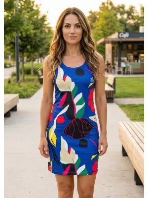 Rochie funcțională vestă de damă ALTISPORT VOJ/ALW042SAT01 ALBASTRU