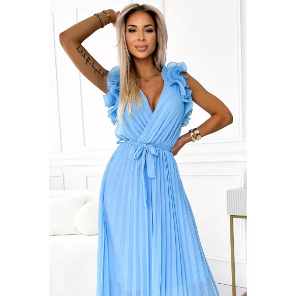  Rochie NUMOCO MIRABELLA 549-2 ALBASTRU 