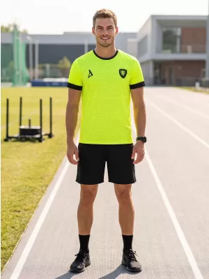 Tricou funcțional premium pentru bărbați ALTISPORT VOJ/ALM040TR01 GALBEN NEON