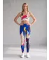 Jambiere funcționale lungi premium de damă ALTISPORT VOJ/ALW042LEG01 ALBASTRU