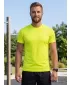 Tricou funcțional pentru bărbați ALTISPORT NoPrint NP/ALM421 GALBEN NEON