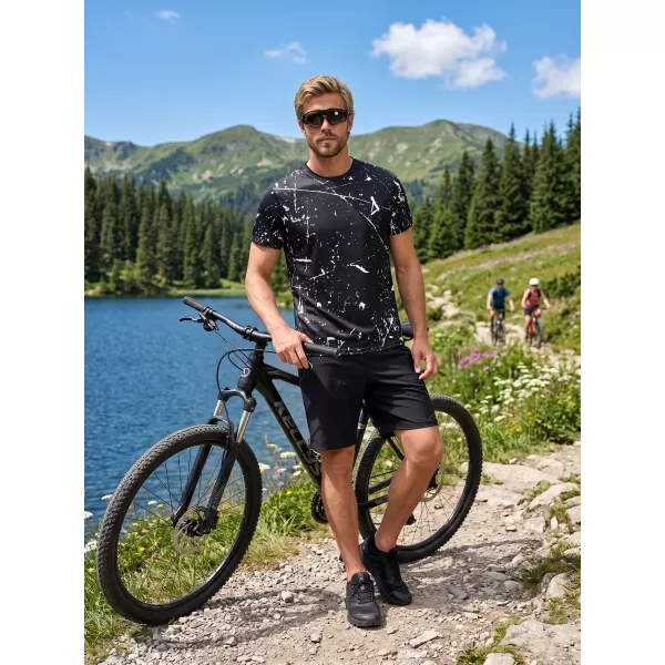  Tricou funcțional premium pentru bărbați ALTISPORT VOJ/ALM034TR01 NEGRU 