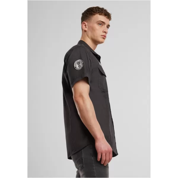  Cămaşă BRANDIT LUIS VINTAGE BD4033 NEGRU 