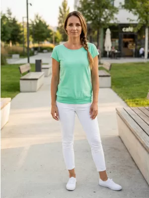 Tricou de damă ALTISPORT NoPrint NP/ALW021 MENTĂ