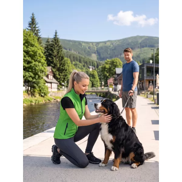  Vesta softshell dama ALTISPORT NoPrint NP/ALW7211NJ VERDE/MARINE 