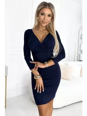 Rochie NUMOCO 387-5 ALBASTRU