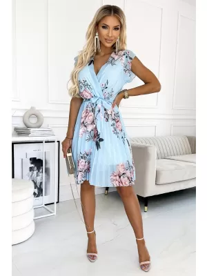 Rochie NUMOCO 464-1 ALBASTRU
