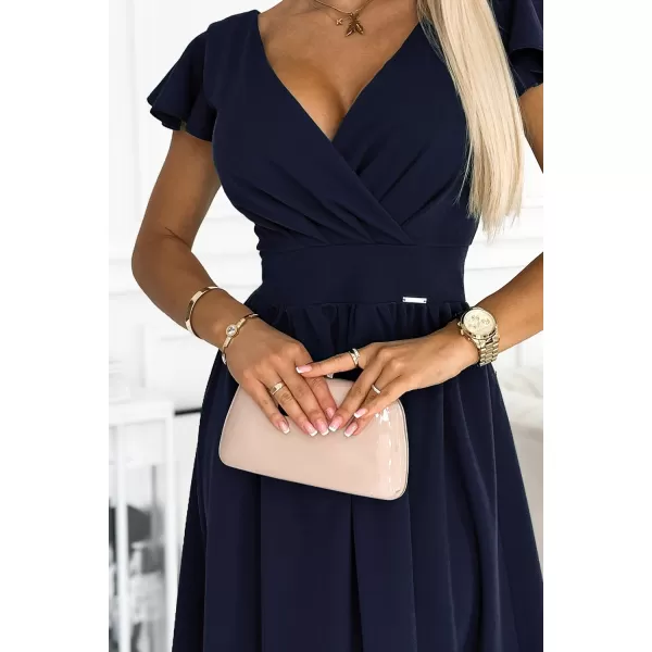  Rochie NUMOCO MATILDE 425-3 ALBASTRU 