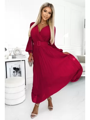 Rochie NUMOCO KLARA 414-9 ROŞU