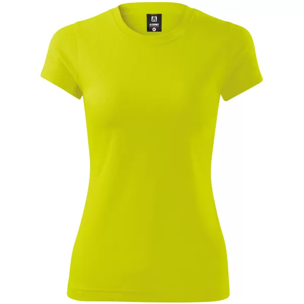  Tricou funcțional de damă ALTISPORT NoPrint NP/ALW041 GALBEN NEON 