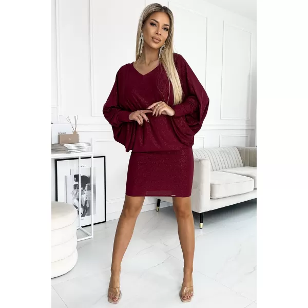  Rochie NUMOCO A402-4 ROŞU 
