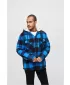 Sacou BRANDIT LUMBER BD3172 NEGRU/ALBASTRU
