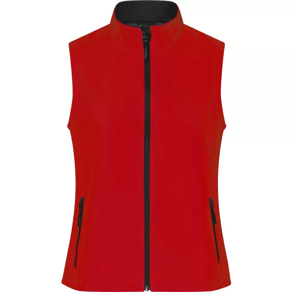  Vesta softshell dama ALTISPORT NoPrint NP/ALW7211NJ ROȘU/NEGRU 