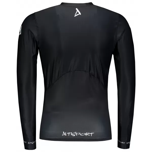  Tricou de compresie funcțional premium pentru bărbați ALTISPORT VOJ/ALM000TR03 NEGRU 